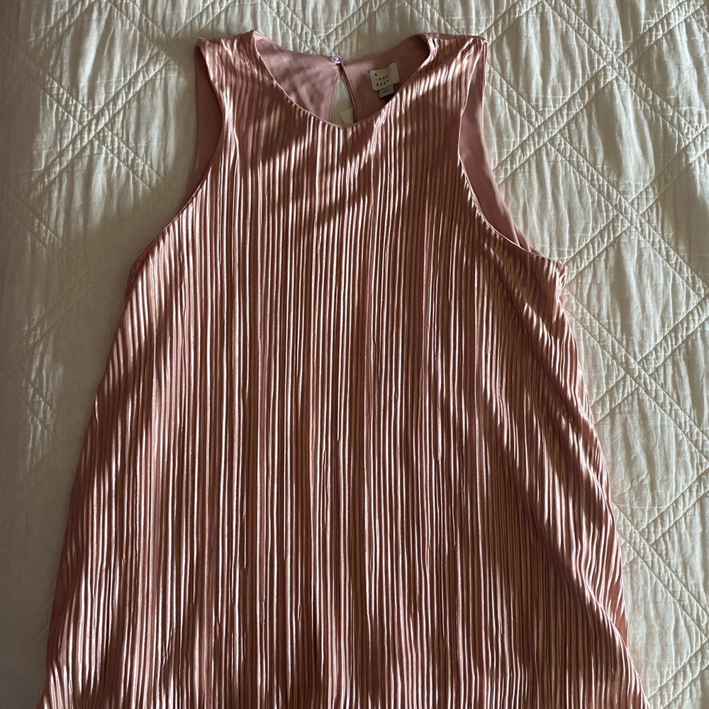 Pink Silky Work Shirt